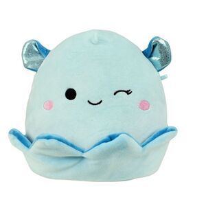 Squishmallow Official Kellytoys Plush 7" Loretta the Blue Dumbo Octopus Plush